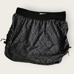 Lift Cyclewear Skort Womens Sz XL GrayBlack Padded Cycling Gear Stretch Athletic